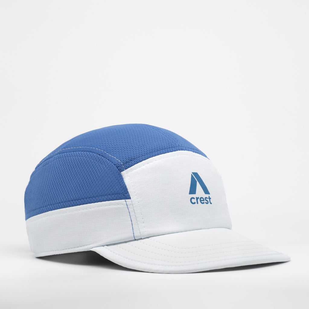 Crest Cap - Blue & White